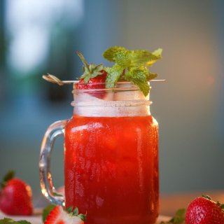 Erdbeer-Cocktail