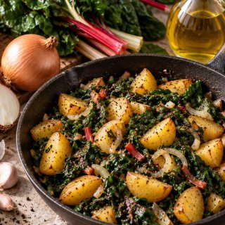 Kartoffel-Mangold-Pfanne