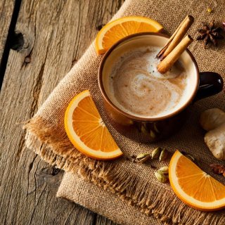 Orientalischer Milchreis mit Orangen