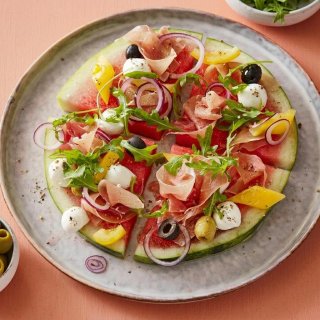 Wassermelonenpizza