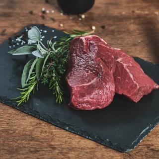Rinder-Hüftsteak frisch 2St. ca. 350g (Weihnachtsbestellung)