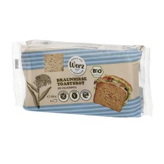 Braunhirse- Toastbrot
