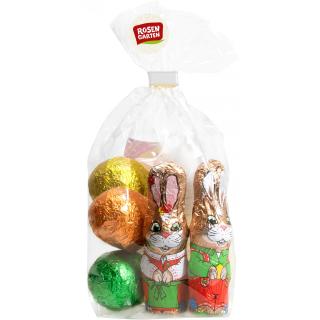 Schokoladen Osternest in Stanniol