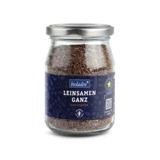 Leinsamen im Mehrwegglas