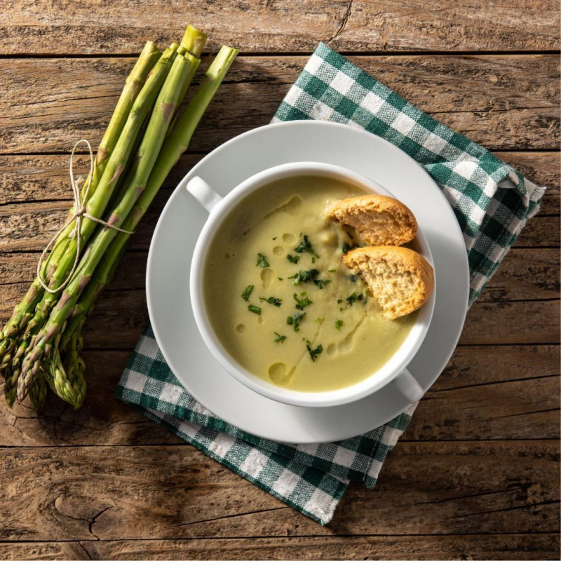Grüne Spargelsuppe