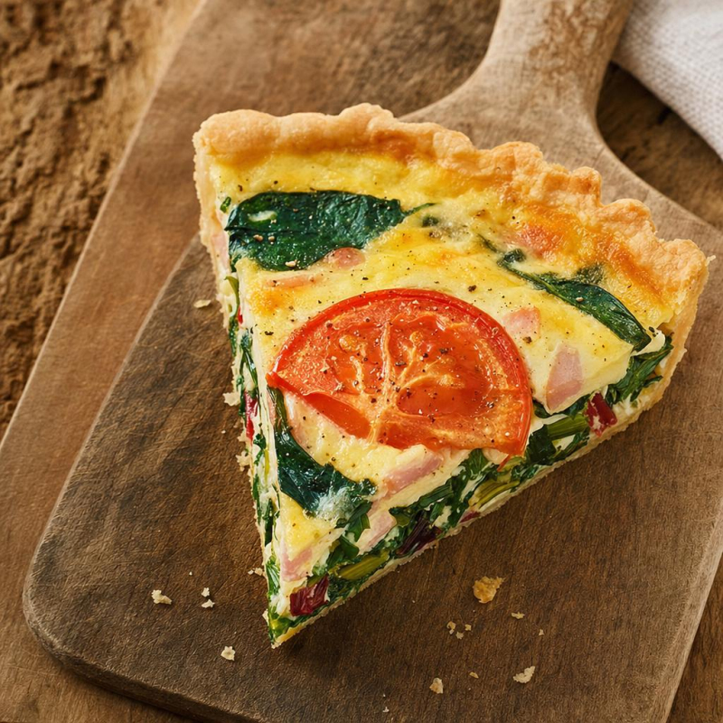 Mangold-Schinken-Quiche