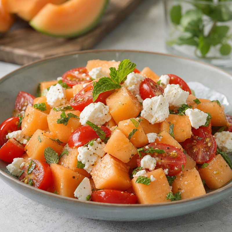 Cantaloupe Sommersalat