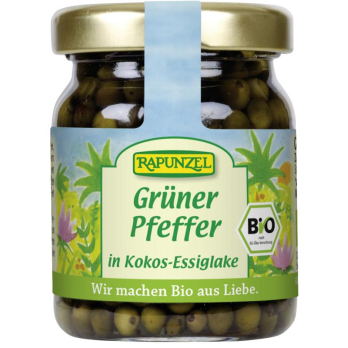 Grüner Pfeffer in Kokosessiglake