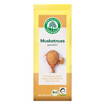 Muskatnuß, gemahlen, Tüte