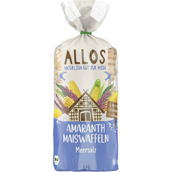 Amaranth Maiswaffeln Meersalz