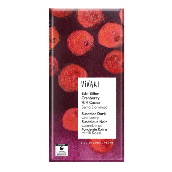Edel Bitter Cranberry 70% -vegan-