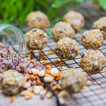 Energieball Aprikosen-Kürbis - vegan