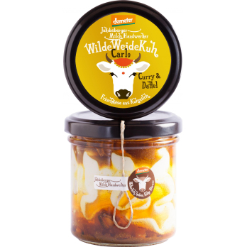 WildeWeideKuh - Carlo Curry & Dattel -  Frischkäse