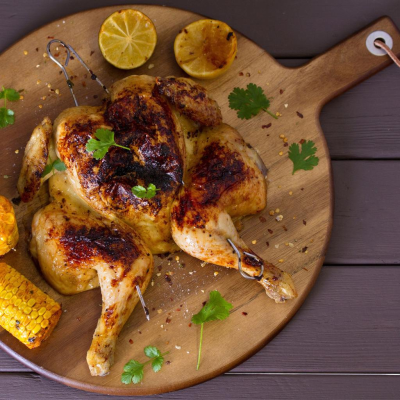 Hähnchen mit Limette und Koriander
