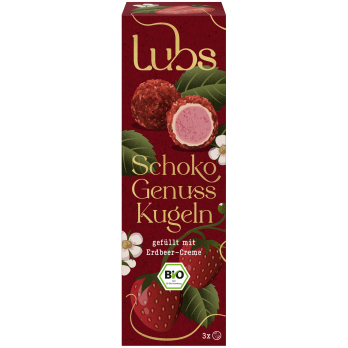 Schoko- Genuss- Kugeln Erdbeer- Creme