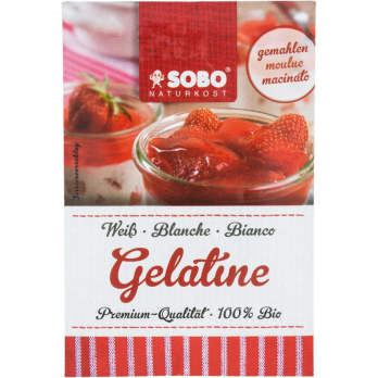 Gelatine gemahlen, weiß (vom Schwein)