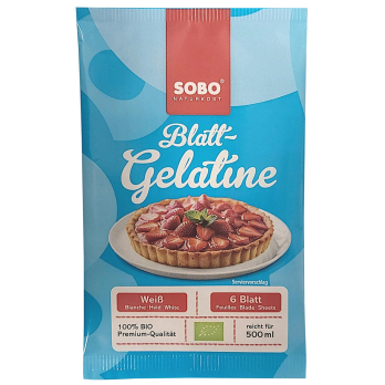 Blatt-Gelatine, weiß (vom Schwein)