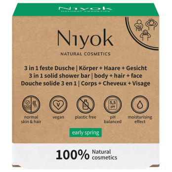 3in1 Feste Dusche Körper Haare Gesicht